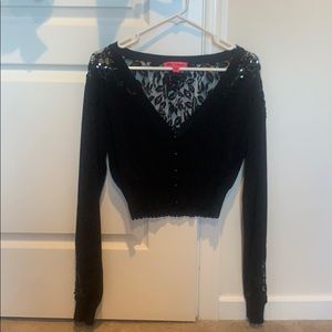Betsey Johnson crop sweater